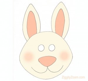 Printable Bunny Mask