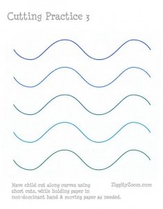 Cutting Practice Worksheet 3