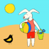 Bunbun at the Beach Puzzle