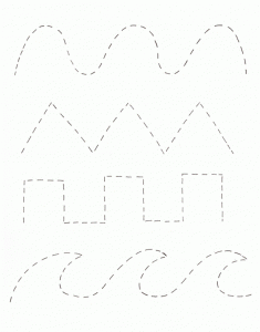 Tracing Practice Worksheet 1