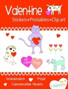 Free Valentine’s Day Fun Printable Workbook