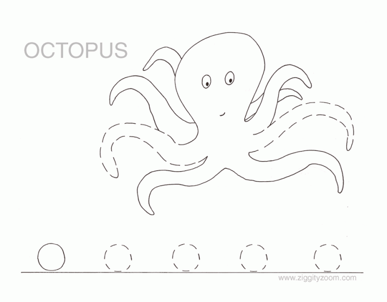 Letter O alphabet tracing worksheet