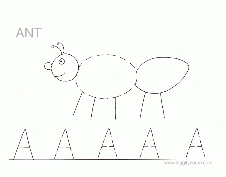 Alphabet Tracing Worksheets