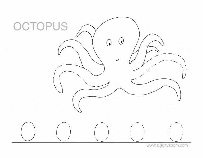 Letter O Tracing Worksheets 