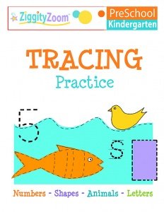 Kindergarten Tracing Practice Workbook